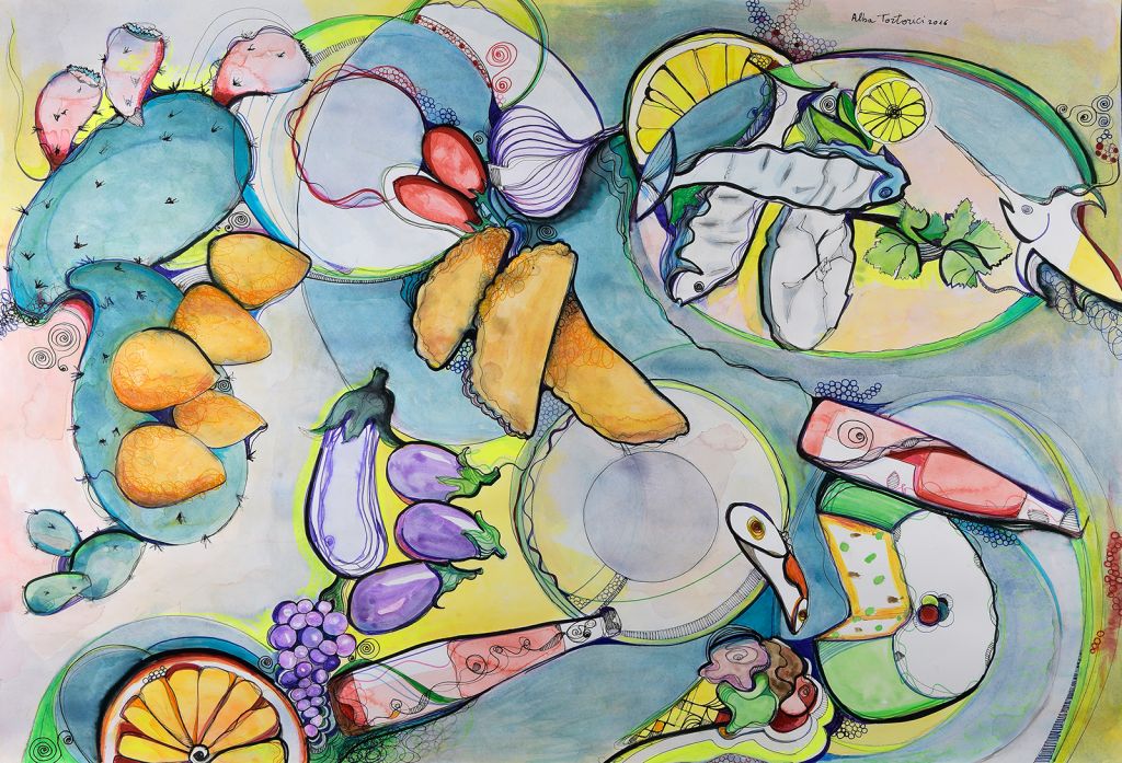 tortorici-alba-acquarello-opera-unica